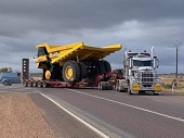 Dolly x 5 rows with Mining Truck