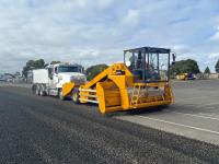WRSB training centre cabin on aggregate loader forward ejecting trucks
