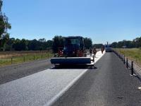 SprayLine vehicle conducting road maintenance