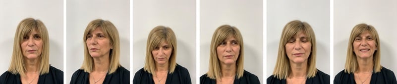 Examples of unsuitable photo images