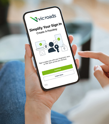 Two-step verification : VicRoads
