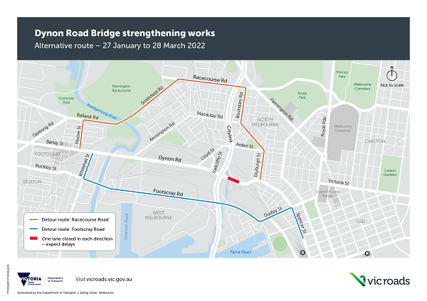 Dynon Road Bridge Strengthening_Local detours_Map_v4_600px_FA