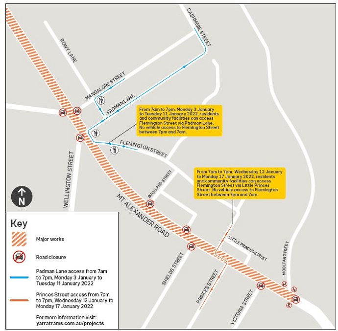 Flemington area map