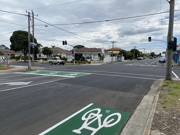 Pascoe Vale cycling lane