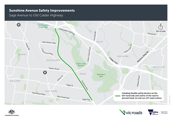 Sunshine Avenue safety improvements
