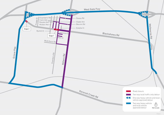 Site 4: Blackshaws Road, between Grieve Parade and Estelle Court 