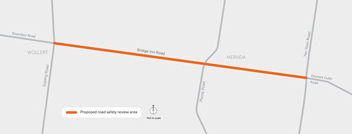 Whittlesea Speed Limit Review Map - Bridge Inn Rd (small)