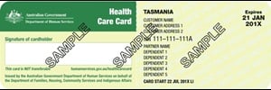 Sample Health Care Card