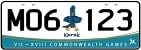 Commonwealth Games 2006 'Karak' plate