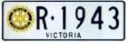 Rotary club plate