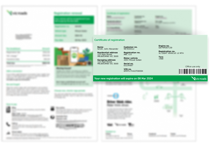 Registration certificate image