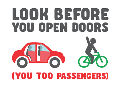 Car dooring image