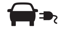 Plug electric car to charge