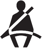 image showing passenger wearing a seat belt