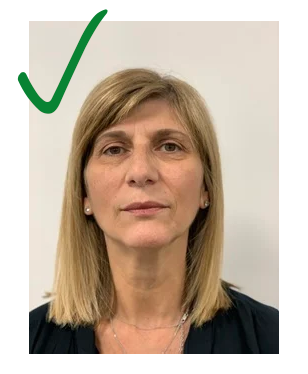Correct licence photo: this is how your photo should be taken