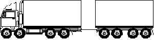 Example image showing a medium combination truck in Victoria, Australia.