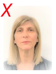 Unsuitable licence photo: photo is over exposed, no clear contrast of background and image