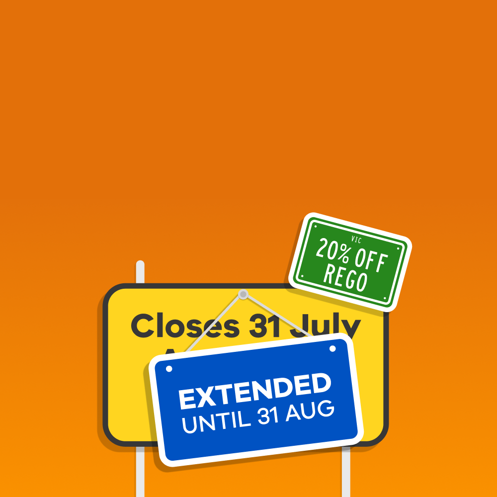 Visit Service Victoria to apply for 20% off your vehicle registration.